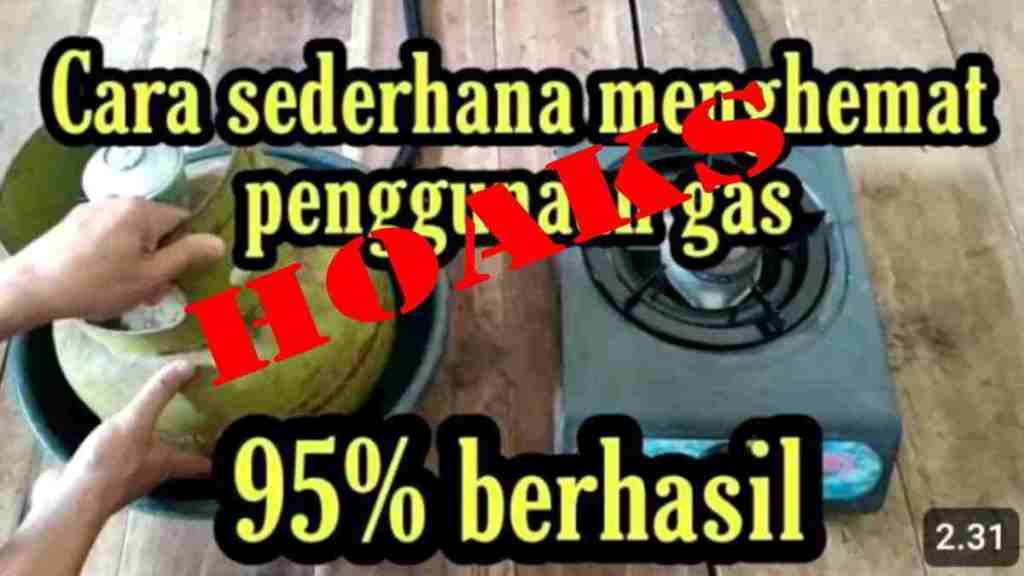 HOAKS: Cara Sederhana Menghemat Penggunaan Gas&nbsp;Elpiji