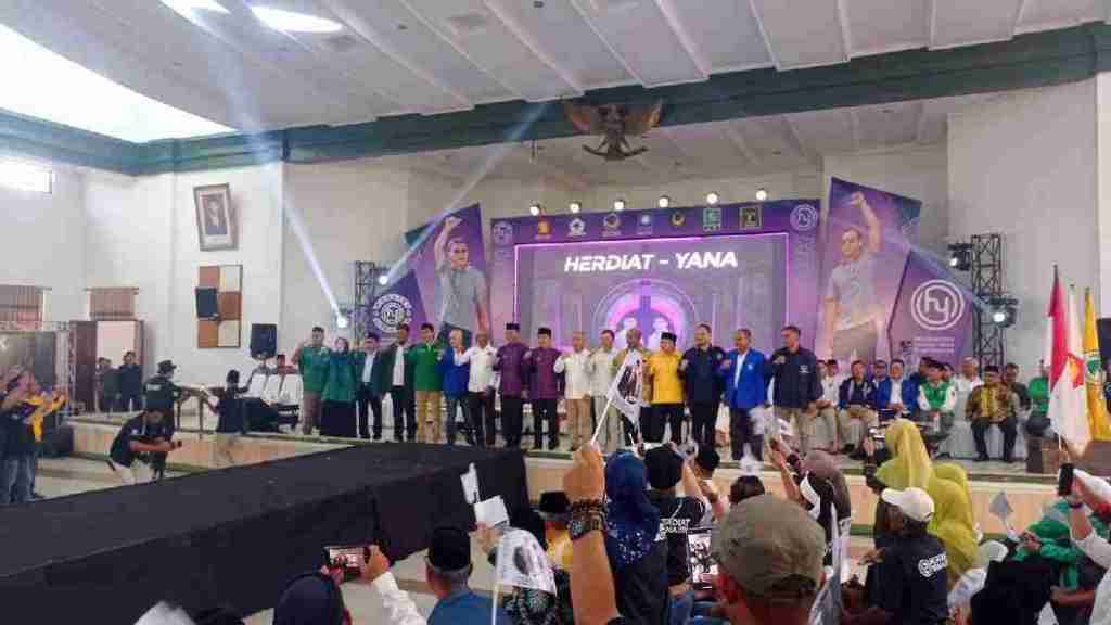 7 Parpol Deklarasi Koalisi Ciamis Maju, Usung Herdiat-Yana di Pilkada&nbsp;2024