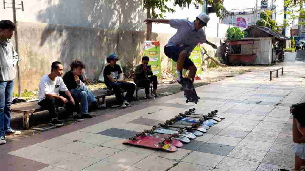Skateboarding Day 2024, Puluhan Skater di Kota Banjar Beradu&nbsp;Skill